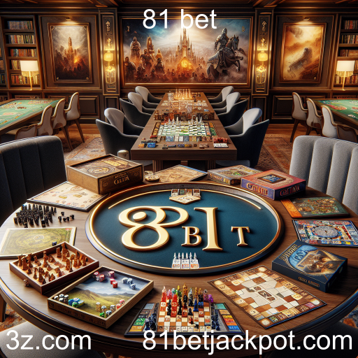 Descubra a Diversão dos Jogos de Mesa na 81 Bet